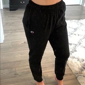 MENS black champion sweats